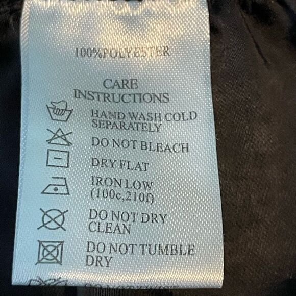 Motel Rocks Zashe Satin Tie Back Halter Top Black Spaghetti Straps Cropped S - Picture 7 of 7